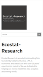 Mobile Screenshot of ecostat-research.com